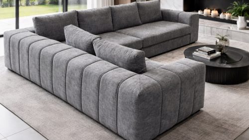 Γωνιακός Καναπές Luna Lux